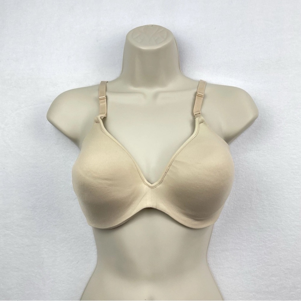 Barely There Size 38D Underwire T Shirt Bra Nude Invisible Look 4104